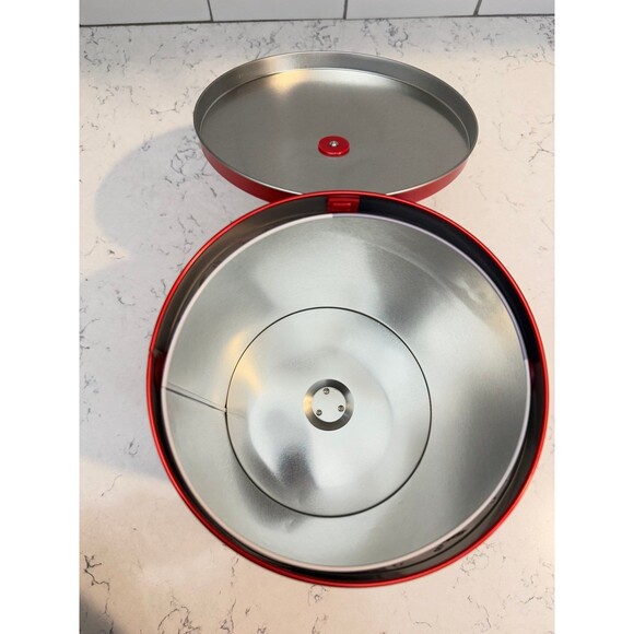 Disney Parks Holiday Christmas Mickey and Friends Musical Tin Popcorn Bucket - Picture 6 of 7